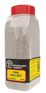 Woodland Scenics 1393 Ballast Shaker 32oz Gray Blend