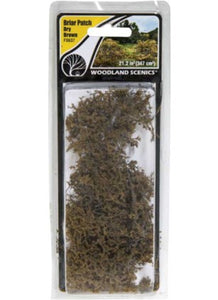 Woodland Scenics 637 Briar Patch - Field System -- Dry Brown