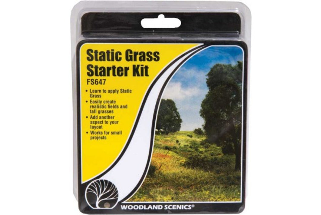 Woodland Scenics 647 Field System -- Static Grass Starter Kit