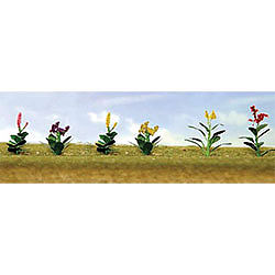 JTT 95563- Assorted Flower Plants - Set #4 (12) HO